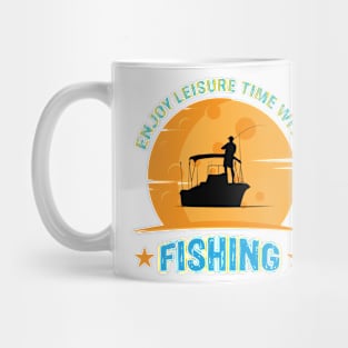 Enjoy Leisure Time With Finishing T-shirt Mug